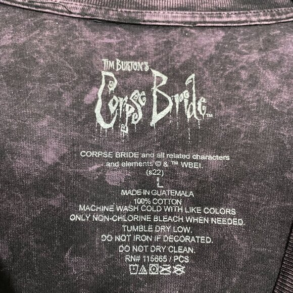 Tim Burton The Corpse Bride Movie T-shirt size Large - Picture 2 of 4